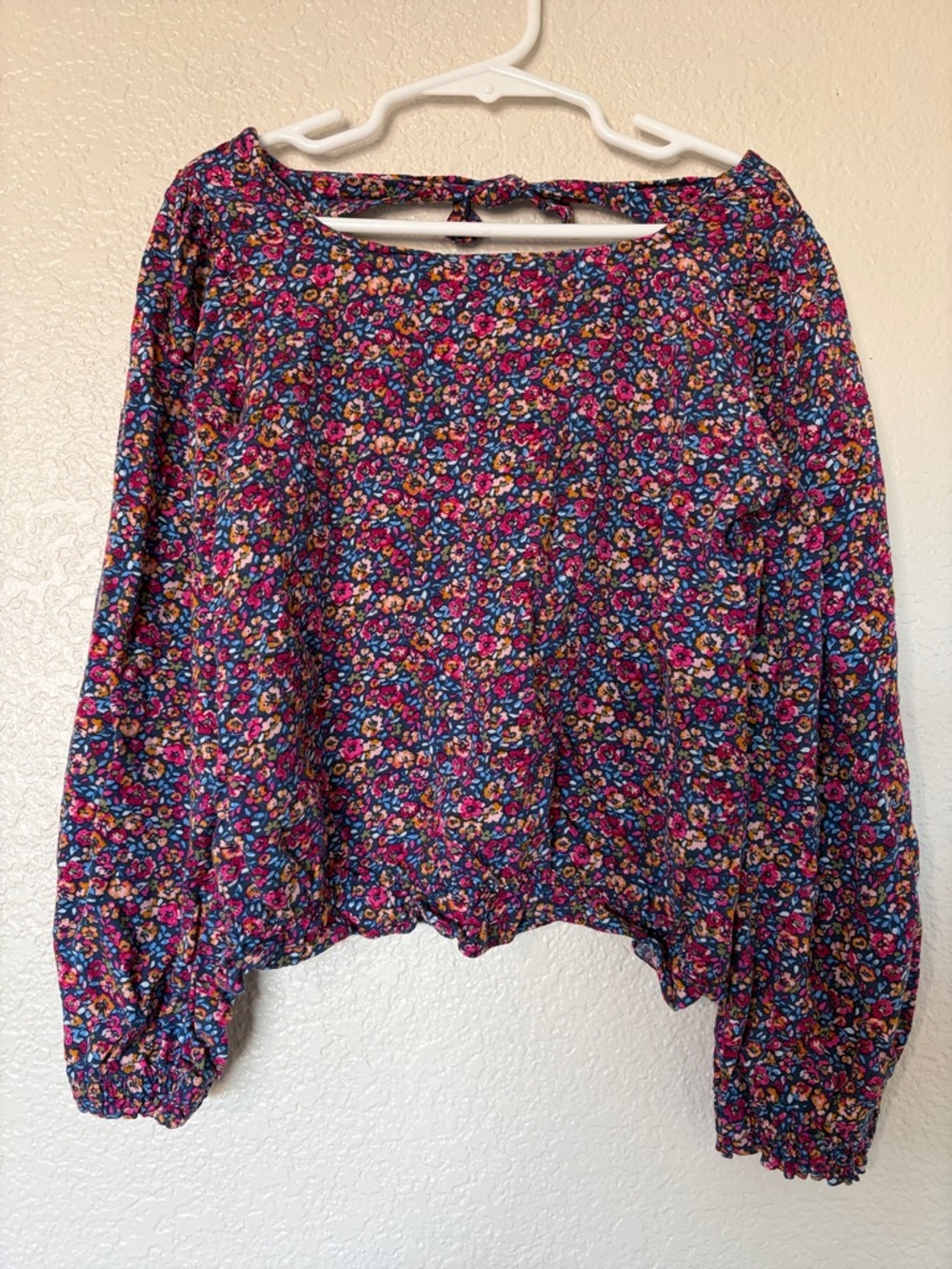 Carter's Girls' Floral Print Long Sleeve Top